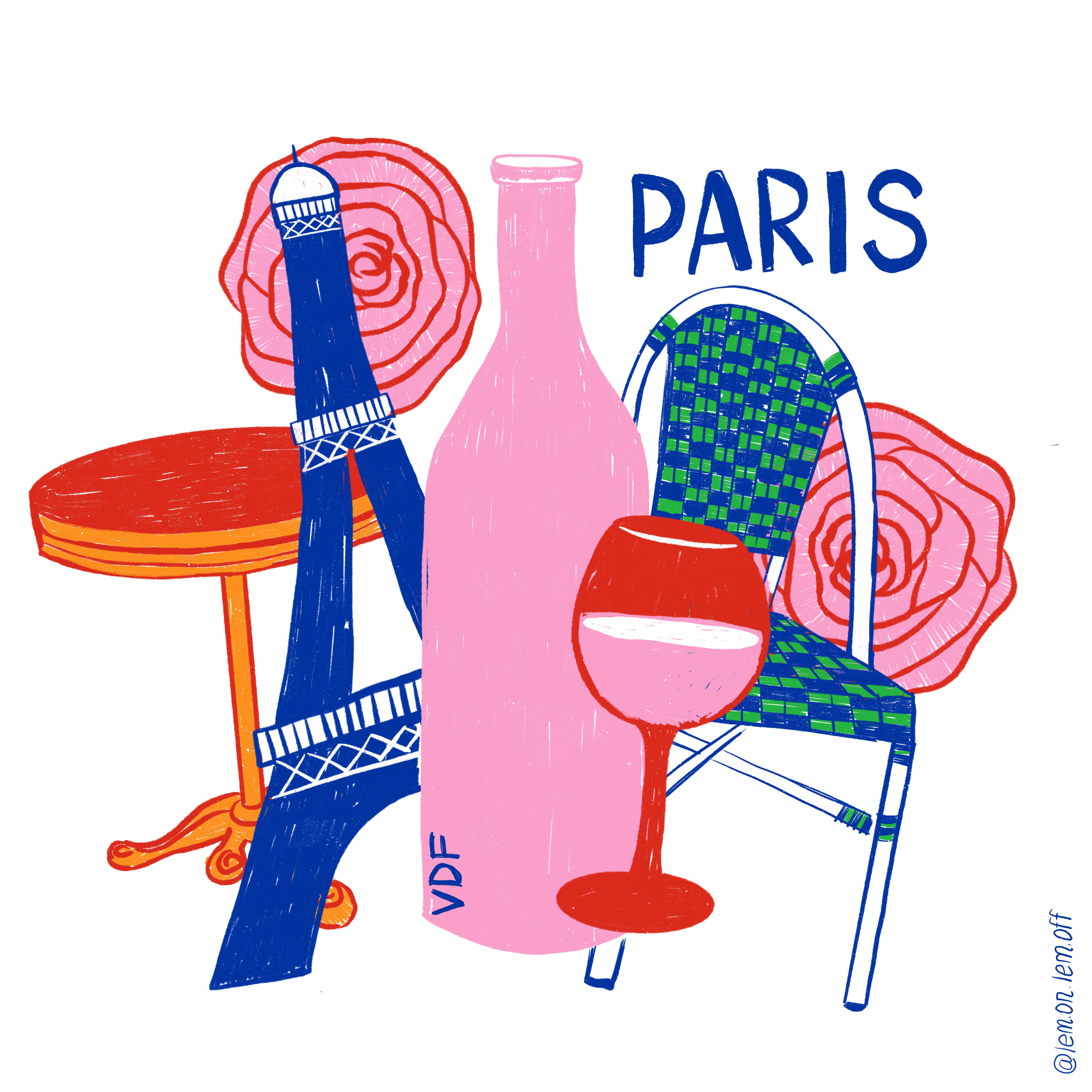 Svetlana Naydenova - VDF - Art de Vivre - L'apéro en rose