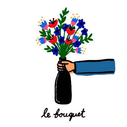 Le bouquet Vin De France par Anatole Zangs