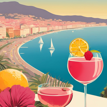 Flower Rosé à Nice 