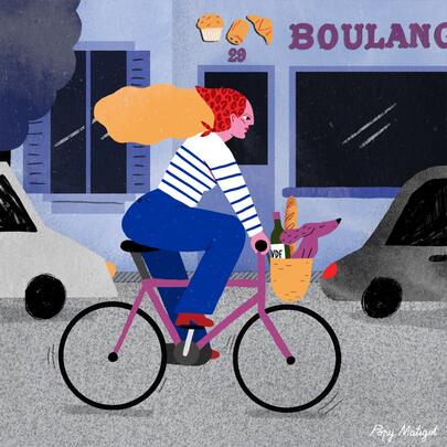 Vélo à la française