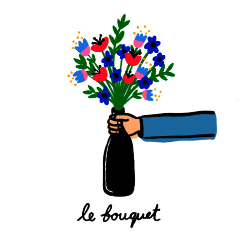 Le Bouquet Vin De France par Anatole Zangs