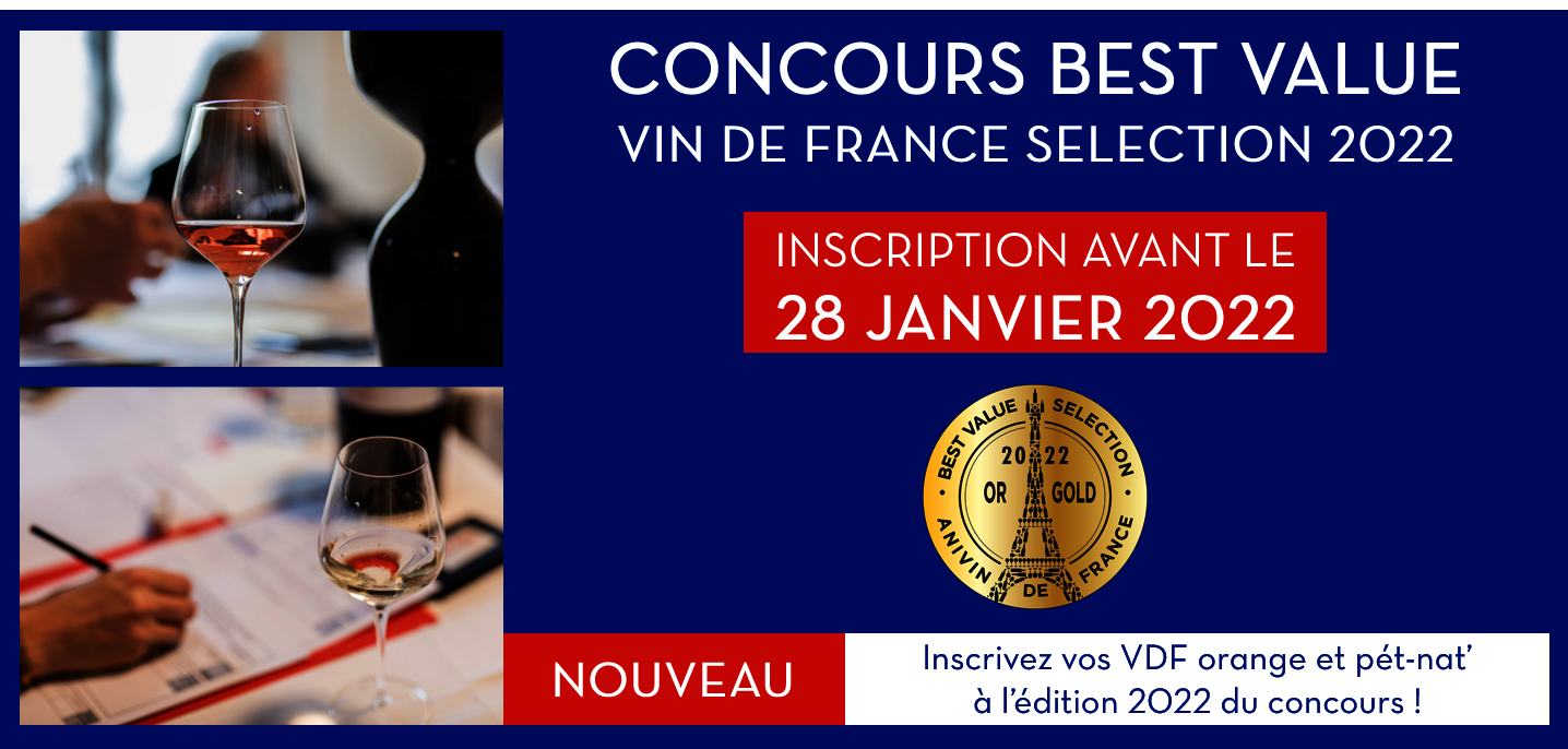 ouverture des inscriptions au concours Best Value Vin De France Selection 2022